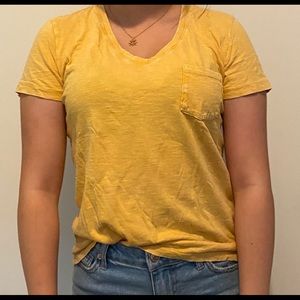 Yellow casual t shirt